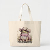 Whimsical Frog Tote Bag ラージトートバッグ (正面)