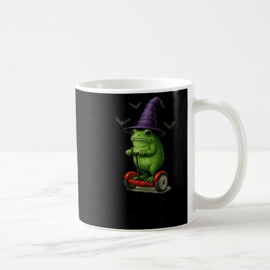 Whimsical Frog Wizard Off To Commit Tom Foolery Fr コーヒーマグカップ (右)