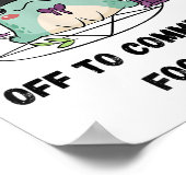 Whimsical Frog Wizard Off To Commit Tom Foolery Fr ポスター (角)