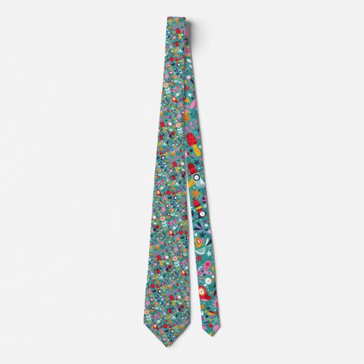 Whimsical Fun Custom Necktie Tie ネクタイ (正面)