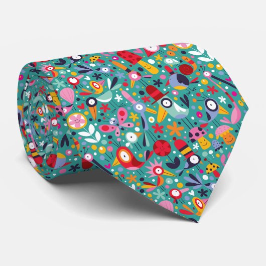 Whimsical Fun Custom Necktie Tie ネクタイ (ロール)