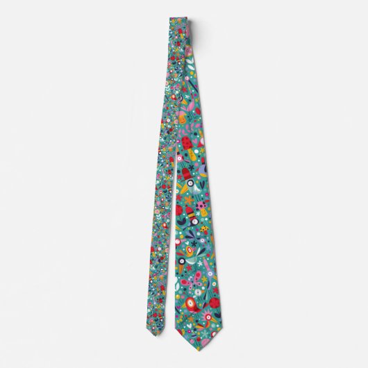 Whimsical Fun Custom Necktie Tie ネクタイ (裏面)