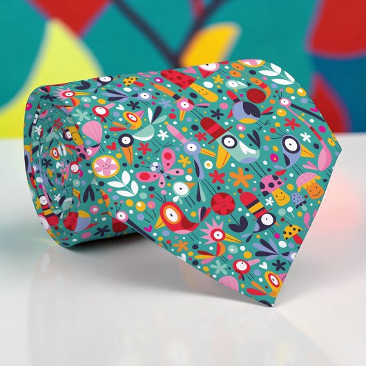 Whimsical Fun Custom Necktie Tie ネクタイ