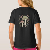 Whimsical Fungi Botanical Graphic Cute Tシャツ (裏面)