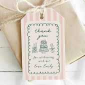 Whimsical Funky Quirky 30th Birthday Party ギフトタグ