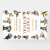 Whimsical Funny Animals 2nd Birthday Party 横断幕 (横)