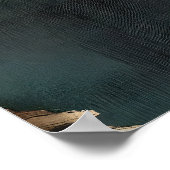 Whimsical Funny Deer Bookworm Wall Art Print ポスター (角)