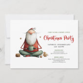 Whimsical Funny Santa Classic Christmas Invitation 招待状 (正面)