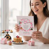 Whimsical Galentines Invitation Vintage Phone 招待状