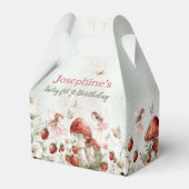 whimsical garden fairy first birthday custom フェイバーボックス (裏面サイド)