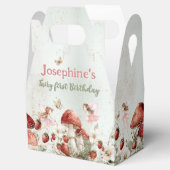 whimsical garden fairy first birthday custom フェイバーボックス (オープン)