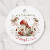 whimsical garden fairy first birthday girl フェイバータグ (正面)