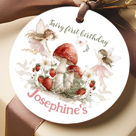 whimsical garden fairy first birthday girl フェイバータグ