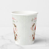 whimsical garden fairy first birthday girl small 紙コップ (右)