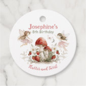 whimsical garden flutter and twirl fairy birthday フェイバータグ (正面)