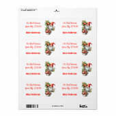 Whimsical Garden One Year Old ラベル (フルシート)