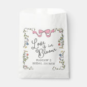  whimsical garden party doodle 花束 ブライダルシャワー フェイバーバッグ (正面)