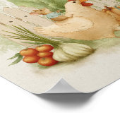  Whimsical Garden Storybook kids Poster ポスター (角)