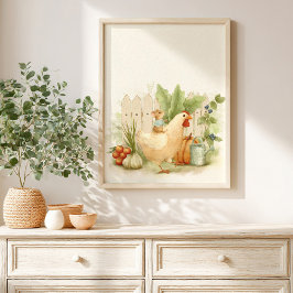  Whimsical Garden Storybook kids Poster ポスター