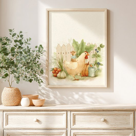  Whimsical Garden Storybook kids Poster ポスター