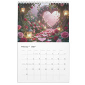 Whimsical Gardens – A Year of Enchanted Nature カレンダー (2月 2027)