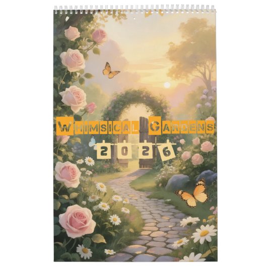 Whimsical Gardens – A Year of Enchanted Nature カレンダー (カバー)
