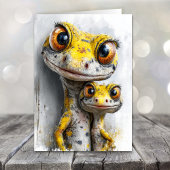 Whimsical Geckos Father's Day シーズンカード