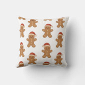 Whimsical Gingerbread Christmas クッション (裏面)