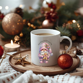 Whimsical Gingerbread Christmas Gnome コーヒーマグカップ