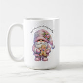 Whimsical Gingerbread Christmas Gnome コーヒーマグカップ (左)