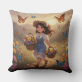 Whimsical Girl  クッション (正面)