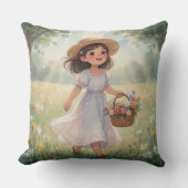 Whimsical Girl  クッション (正面)