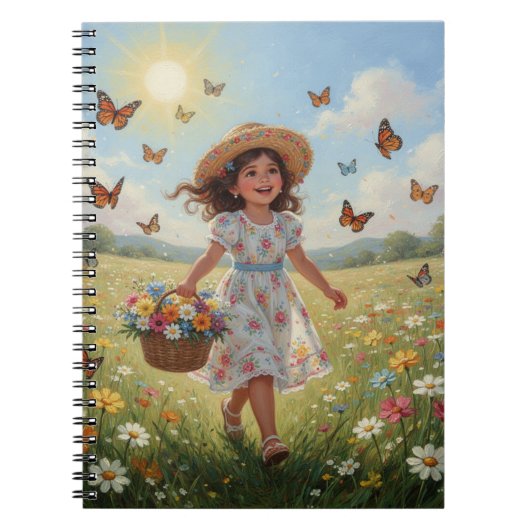 Whimsical Girl Notebook ノートブック (正面)