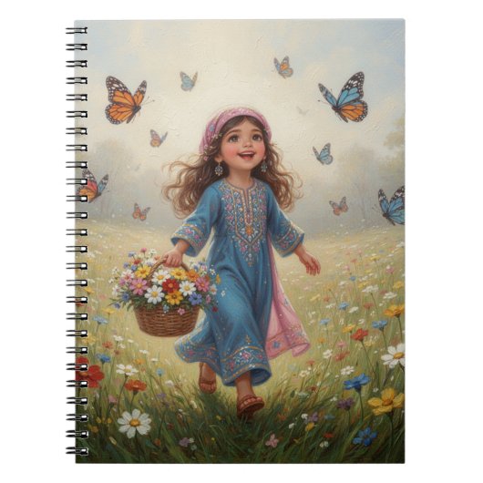 Whimsical Girl Notebook ノートブック (正面)