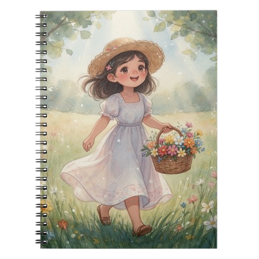 Whimsical Girl Notebook ノートブック (正面)