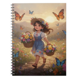 Whimsical Girl Notebook ノートブック