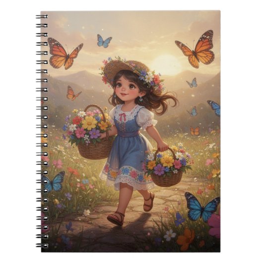 Whimsical Girl Notebook ノートブック (正面)