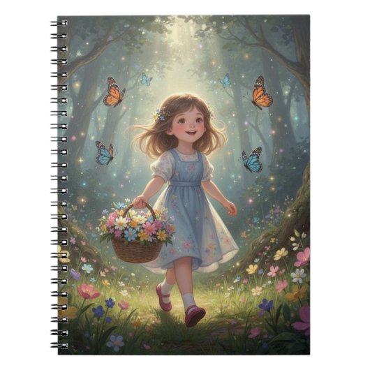 Whimsical Girl Notebook ノートブック (正面)