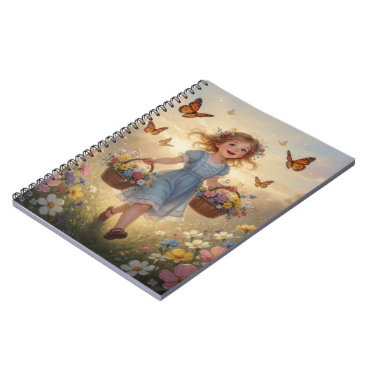 Whimsical Girl Notebook ノートブック (左側)