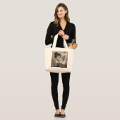 Whimsical Girl Tote Bag ラージトートバッグ (正面(モデル))