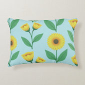 Whimsical Glee Bloom アクセントクッション (正面)