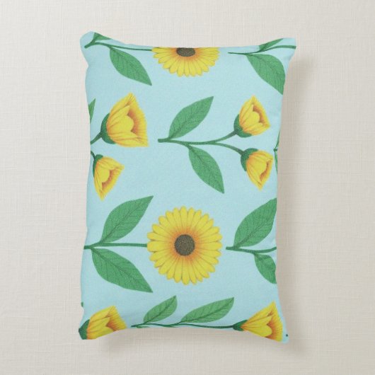 Whimsical Glee Bloom アクセントクッション (裏面(縦))