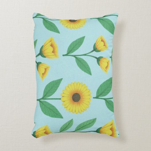 Whimsical Glee Bloom アクセントクッション (正面(垂直))