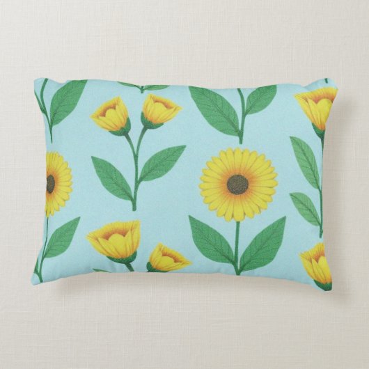 Whimsical Glee Bloom アクセントクッション (裏面)