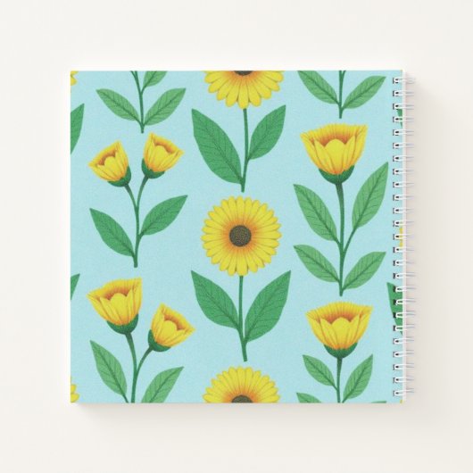 Whimsical Glee Bloom  ノートブック (裏面)