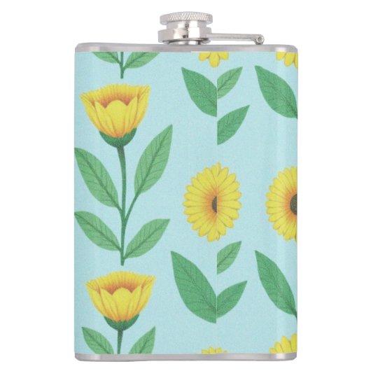 Whimsical Glee Bloom フラスク (裏面)