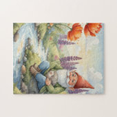 Whimsical gnome hedgehog puzzle ジグソーパズル (横)