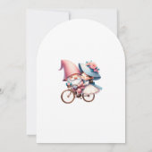 Whimsical Gnomes Fun Wedding Invitation 招待状 (裏面)