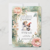 Whimsical Gnomes Fun Wedding Invitation  招待状 (正面)
