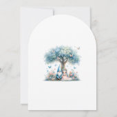 Whimsical Gnomes Fun Wedding Invitation  招待状 (裏面)